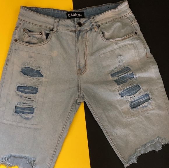 Carbon Shorts Mens Denim Cutoff Shorts Poshmark